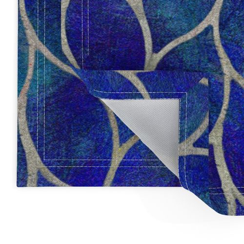 leaf tile cobalt