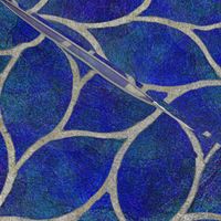 leaf tile cobalt