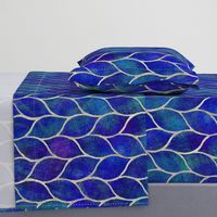 leaf tile cobalt