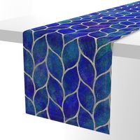 leaf tile cobalt