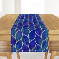 leaf tile cobalt