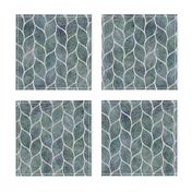 leaf tile blue-grey 