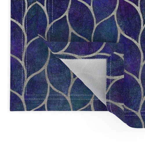 leaf tiles lapis lazuli blue