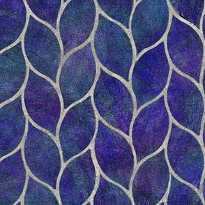leaf tiles lapis lazuli blue