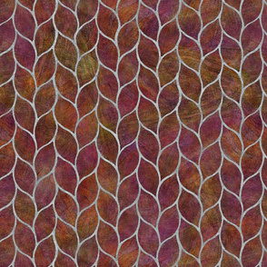 red plum leaf tiles