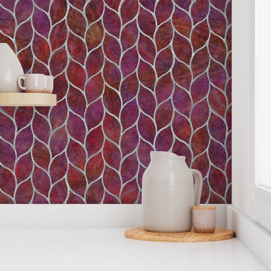 plum leaf tiles