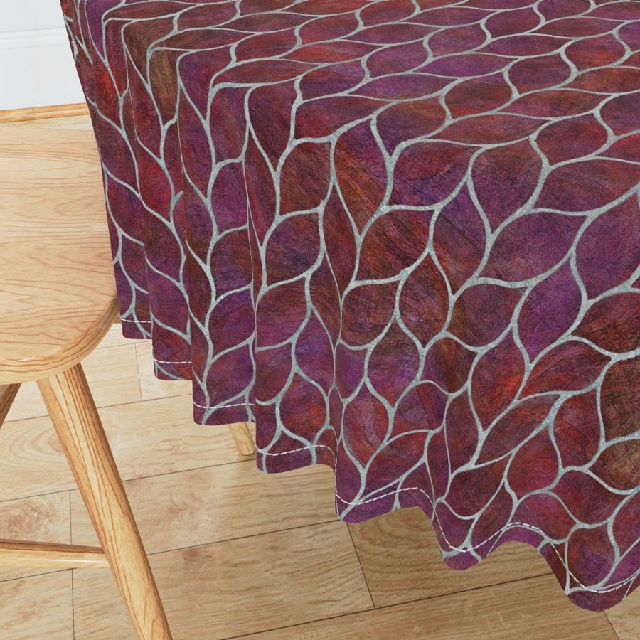 plum leaf tiles