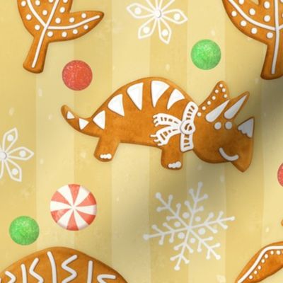 Gingerbread Dinos - Golden