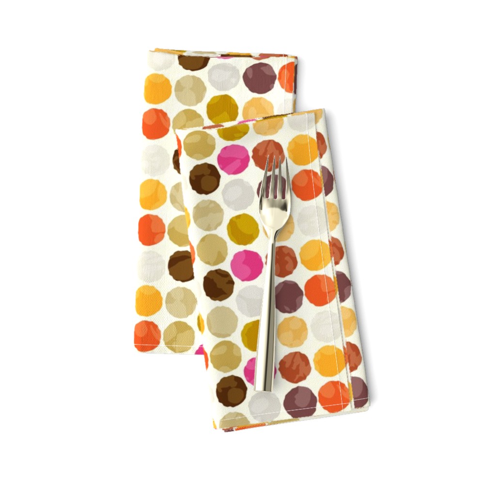 Fall Autumn Truffle Dots || Orange Gold Gray Pink Plum Drops Spots Chocolate Circle Ball _ Miss Chiff Designs