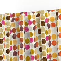 Fall Autumn Truffle Dots || Orange Gold Gray Pink Plum Drops Spots Chocolate Circle Ball _ Miss Chiff Designs