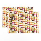 Fall Autumn Truffle Dots || Orange Gold Gray Pink Plum Drops Spots Chocolate Circle Ball _ Miss Chiff Designs