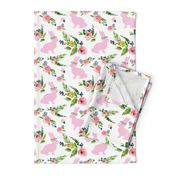 Bunnies Spring Floral