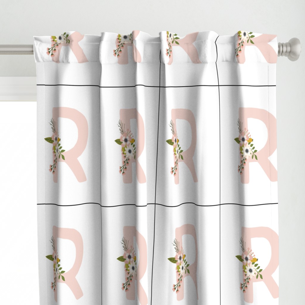 R blush sprigs and blooms 14" napkins