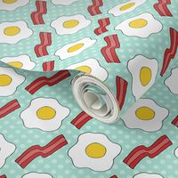 Bacon and Egg Breakfast Pattern - Larger