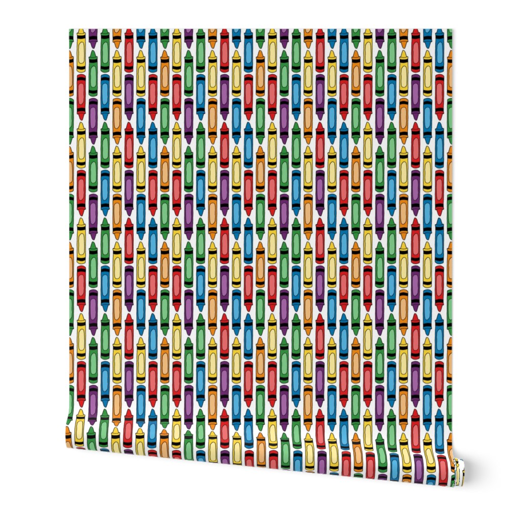 Back to School Crayon Pattern