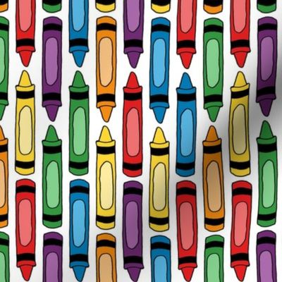 Back to School Crayon Pattern