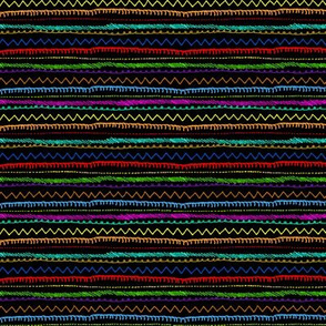 Andean Stripes Black