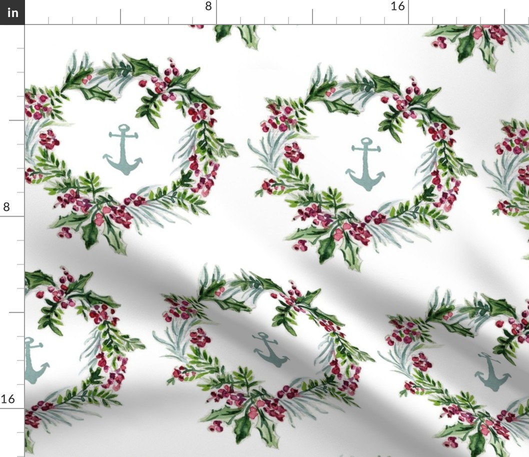 anchors  and wreaths