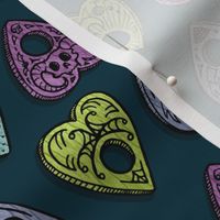Mystical Ouija Candy Hearts - Teal