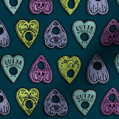 Mystical Ouija Candy Hearts - Teal
