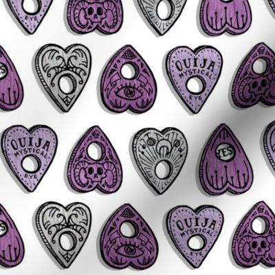 Mystical Ouija Candy Hearts - White