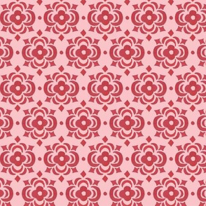 pink and rose tile