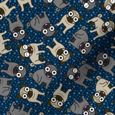 Pug-a-Dot (Navy)