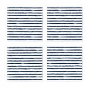 Painted Navy Blue Stripes (Grunge Vintage Distressed 4th of July American Flag Stripes)