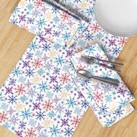 Hand-Drawn Snowflake Party