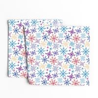 Hand-Drawn Snowflake Party