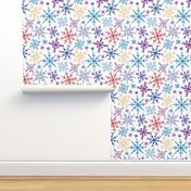 Hand-Drawn Snowflake Party