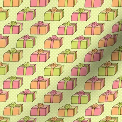 Wrapped Gift Pattern - Pastel