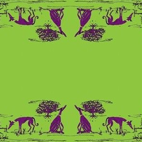 Bush_hounds1_Purple on lime_for_2"_collars