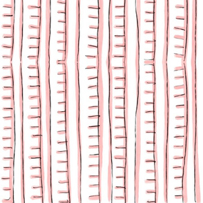 Painted stripes in Pink 