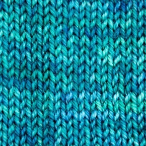 Blue Green Knit