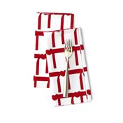 Three Inch Martial Arts Dark Red Belt on White