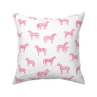 Pink Horse Print