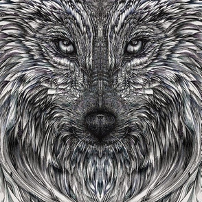 Mirrored Wolf