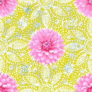 Rustic_pink_Dahlia_white_lace_yellow