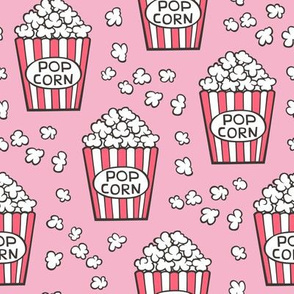 Popcorn on Pink