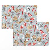 Gingerbread Dreams - Steel Gray Large Scale