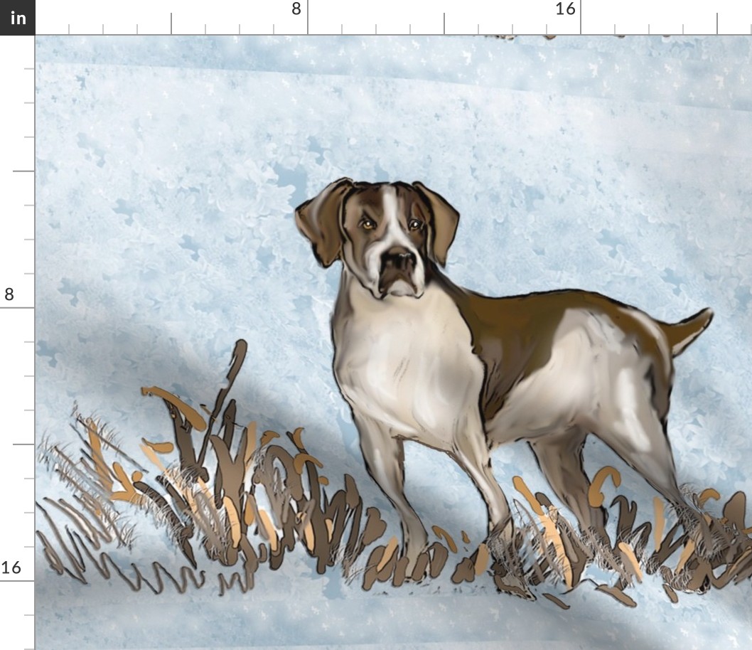 German Shorthair Pointer fabric