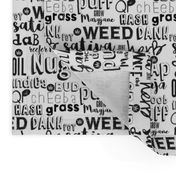 Cannabis Word Collage