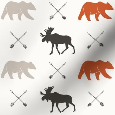 moose bear and arrows - C1 