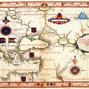 1570 Map of Armenia (54"W)