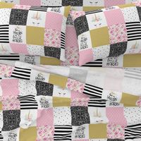 Be a Unicorn - Wholecloth Cheater Quilt