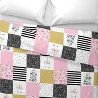 Be a Unicorn - Wholecloth Cheater Quilt