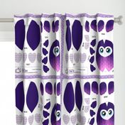 Cut & Sew Purple Owl Plush