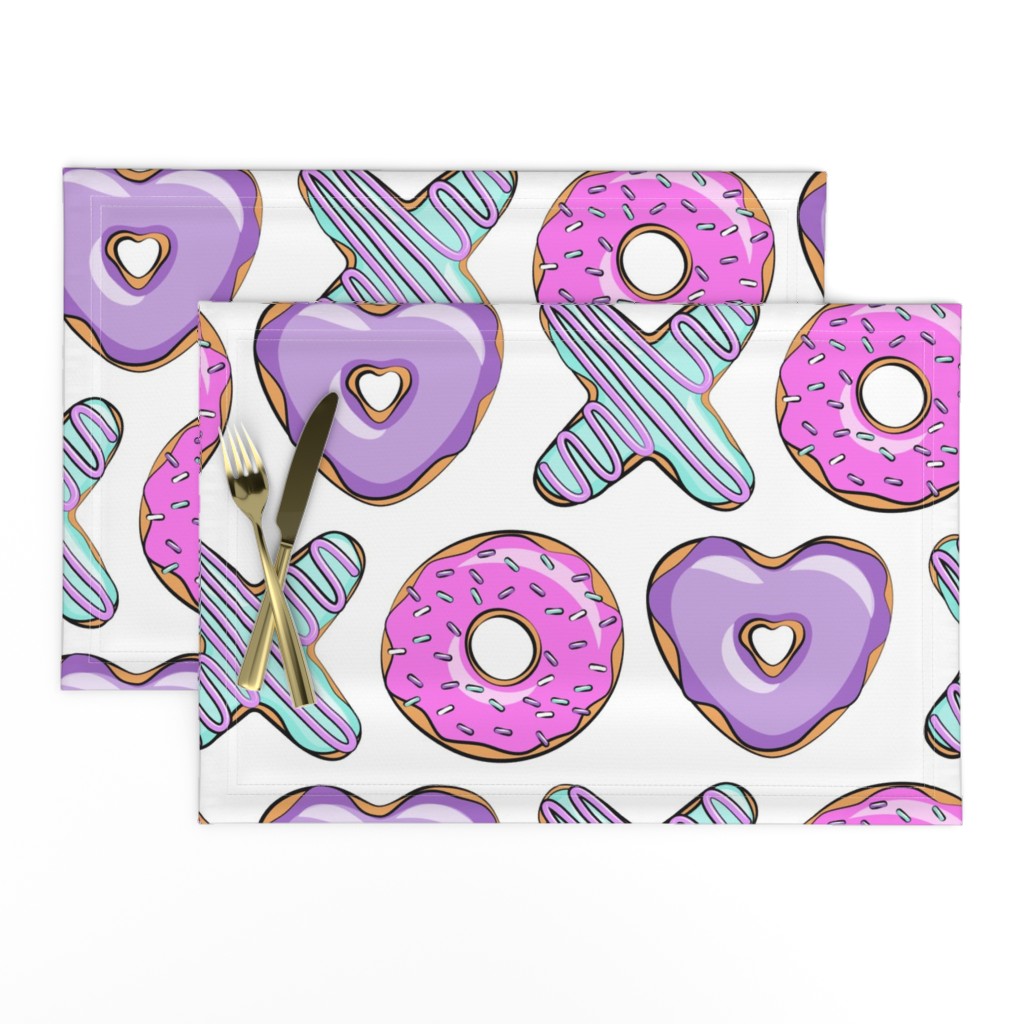 (jumbo scale) xo shaped donuts - multi