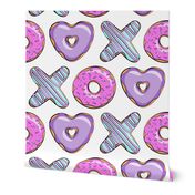 (jumbo scale) xo shaped donuts - multi